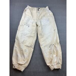 BDG Urban Outfitters Women Medium Cargo Joggers Pants with Paint Splatter